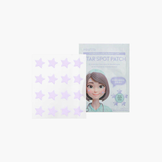 OOTD Beauty Star Spot Patch Pastel Purple Color 16 Patches - TheSkinFit
