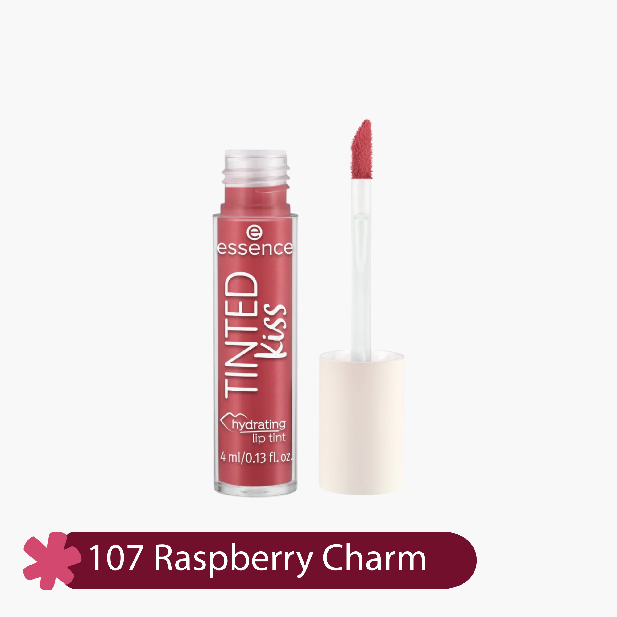 Essence Tinted Kiss Hydrating Lip Tint 107 Raspberry Charm 4ml