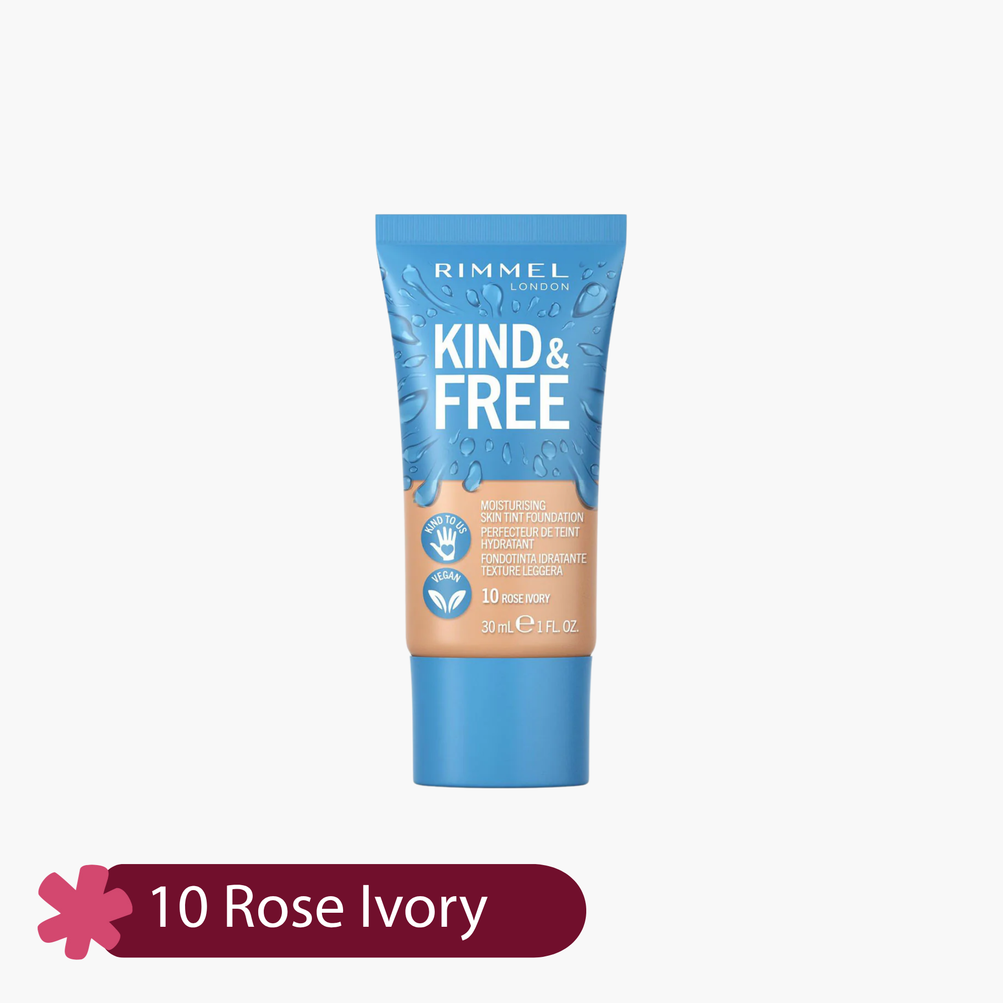 Rimmel Kind & Free Moisturising Skin Tint Foundation 30ml