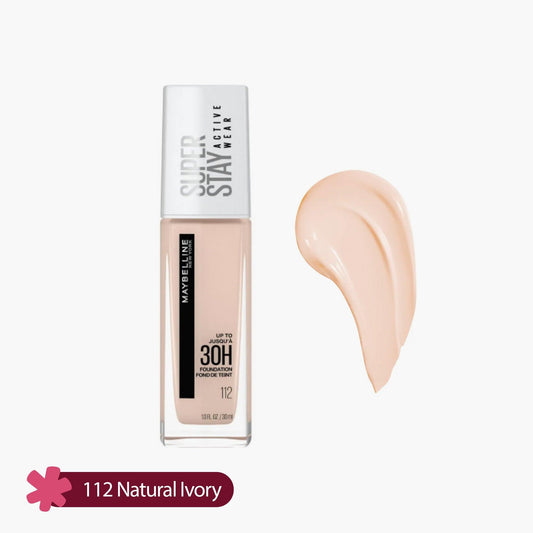 Maybelline Super Stay Active Wear Upto 30H Foundation 112 Natural Ivory 30ml