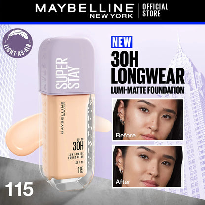 Maybelline Super Stay Upto 30H Lumi Matte Foundation SPF16 115 35ml