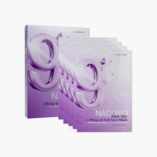 Numbuzin No.9 NAD+ Bio Lifting-sil Full Face Mask Box Set