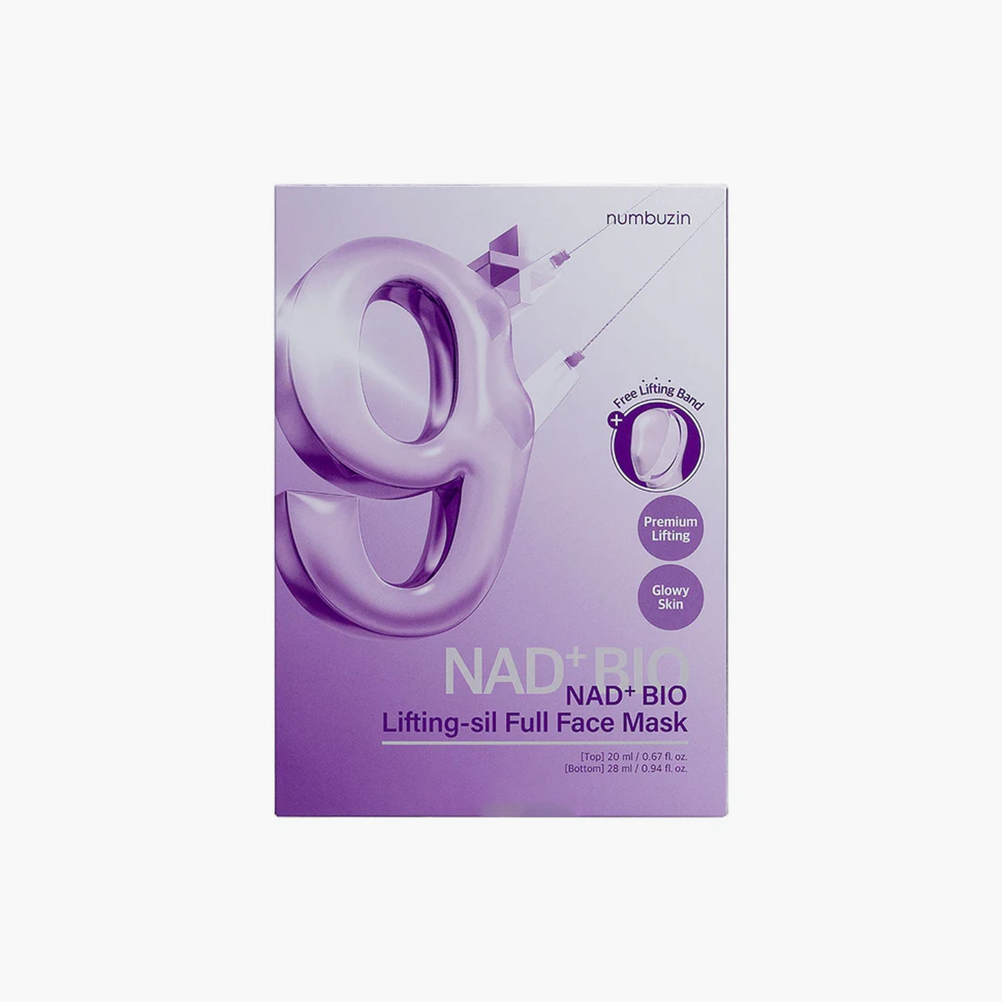 Numbuzin No.9 NAD+ Bio Lifting-sil Full Face Mask Box Set