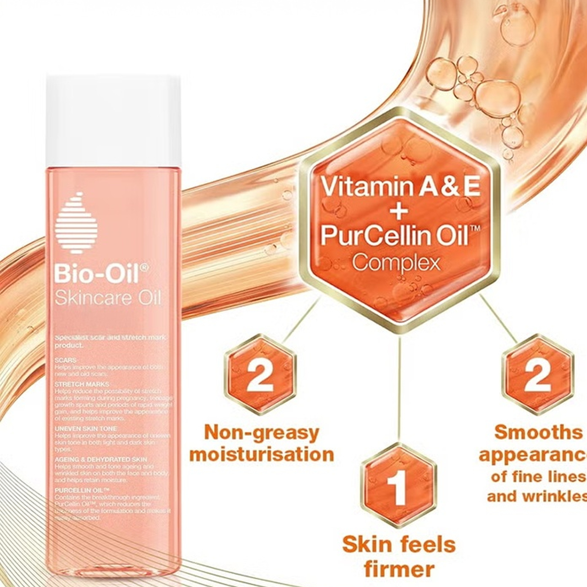 Bio-Oil Skincare Oil for Scars, Stretch Marks & Uneven Skin Tone