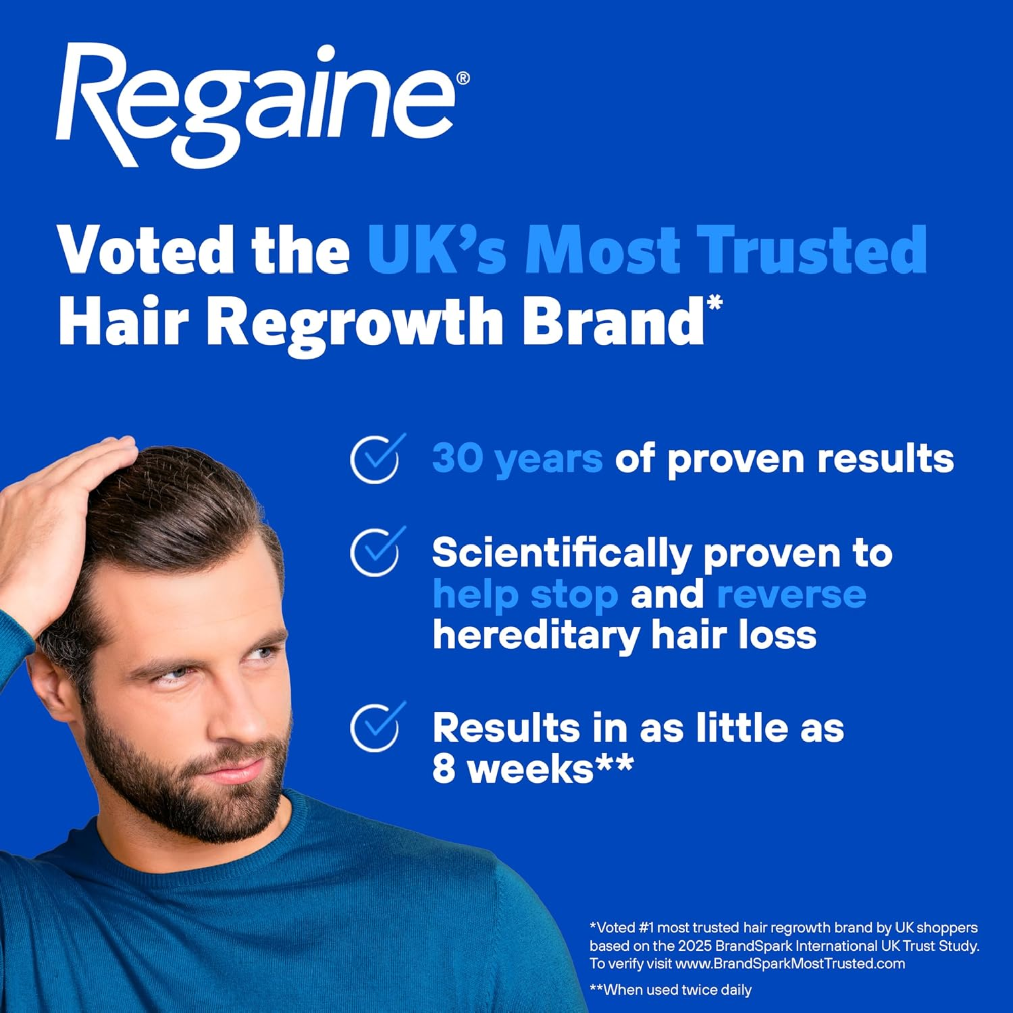 Regaine For Men Extra Strength Scalp Solution 5% Minoxidil 3 Month Supply (3 x 60ml)