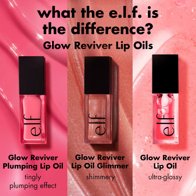 ELF Glow Reviver Lip Oil Crystal Clear 7.6ml