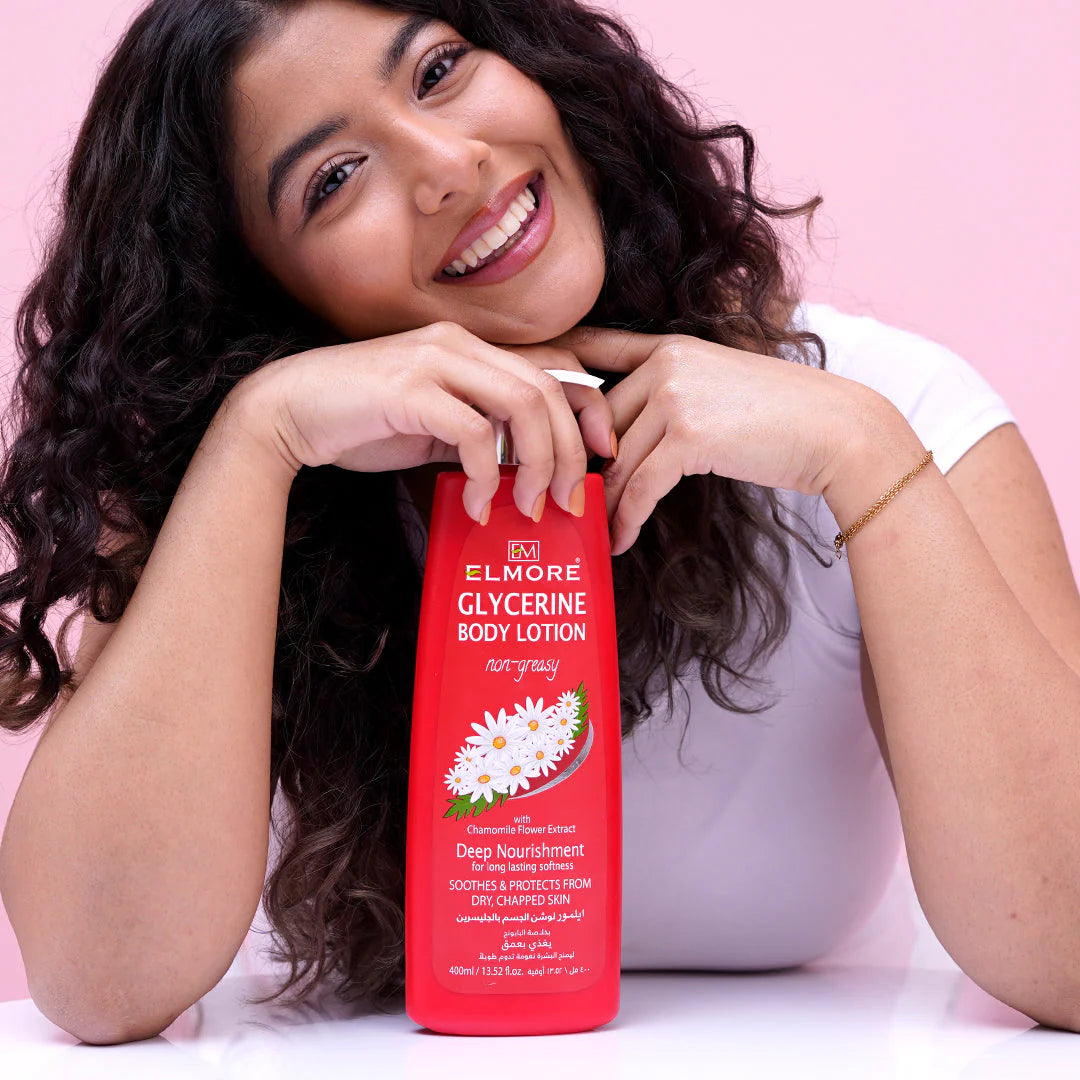 Elmore Glycerine Body Lotion With Chamomile Flower Extract