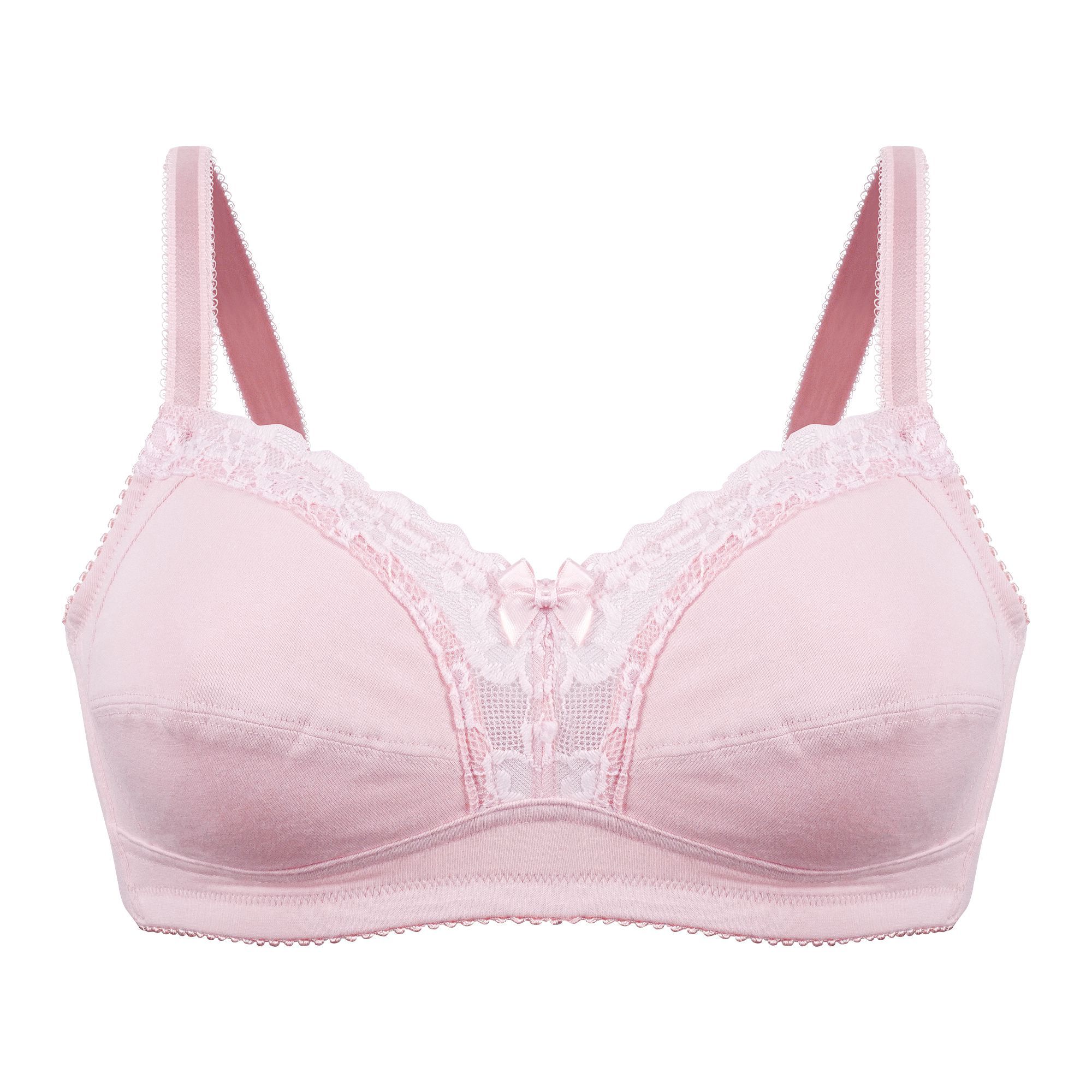 BLS Colette Non Wired And Non Padded Cotton Bra Pink