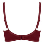 BLS Cali Non Wired And Non Padded Cotton Bra Burgundy 34D