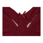 BLS Cali Non Wired And Non Padded Cotton Bra Burgundy 34C