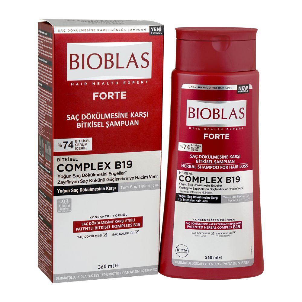 Bioblas Herbal Complex B19 Forte Shampoo 360ml