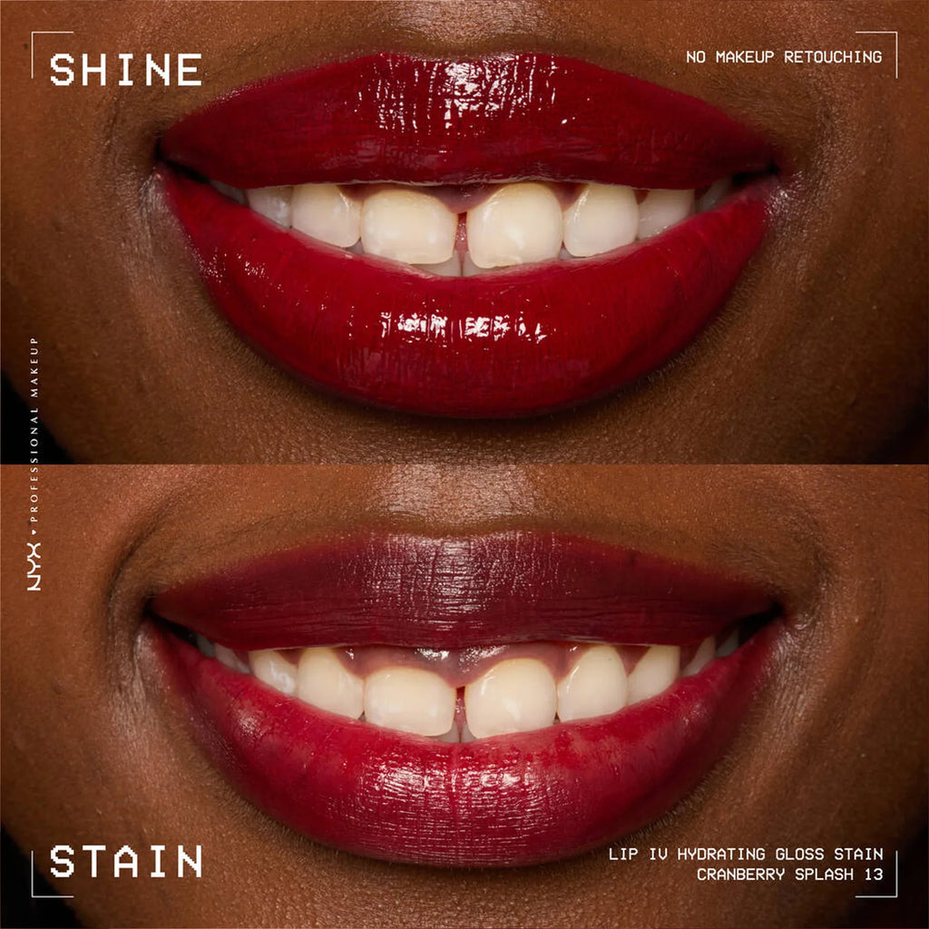 NYX Lip IV Hydrating Gloss Stain 13 Cranberry Splash 5ml