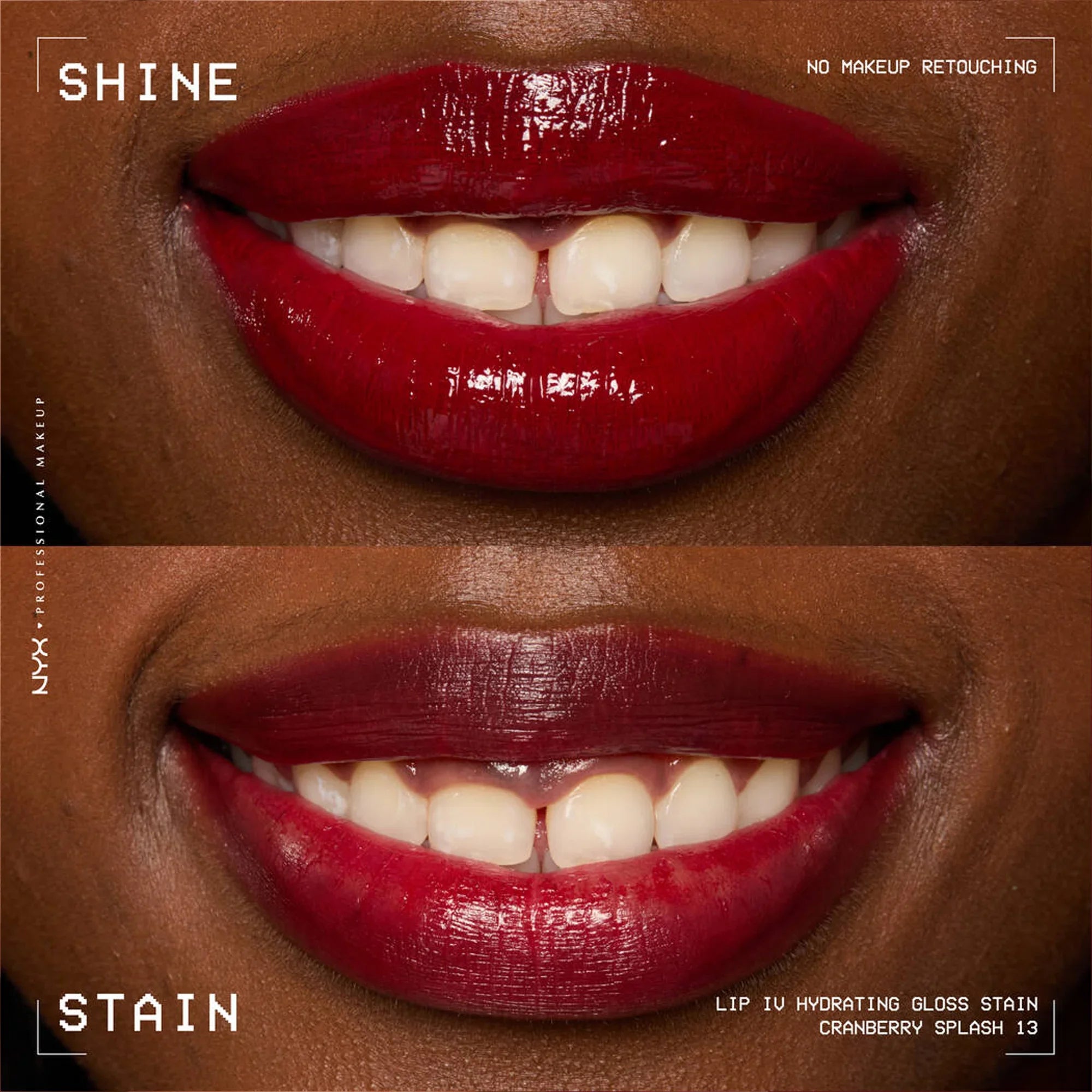 NYX Lip IV Hydrating Gloss Stain 13 Cranberry Splash 5ml