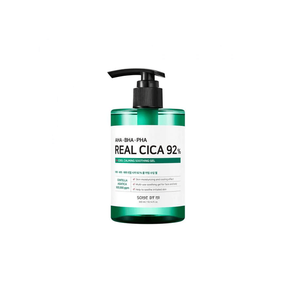 Some By Mi AHA BHA PHA Real Cica 92 Cool Calming Soothing Gel 300ml - TheSkinFit