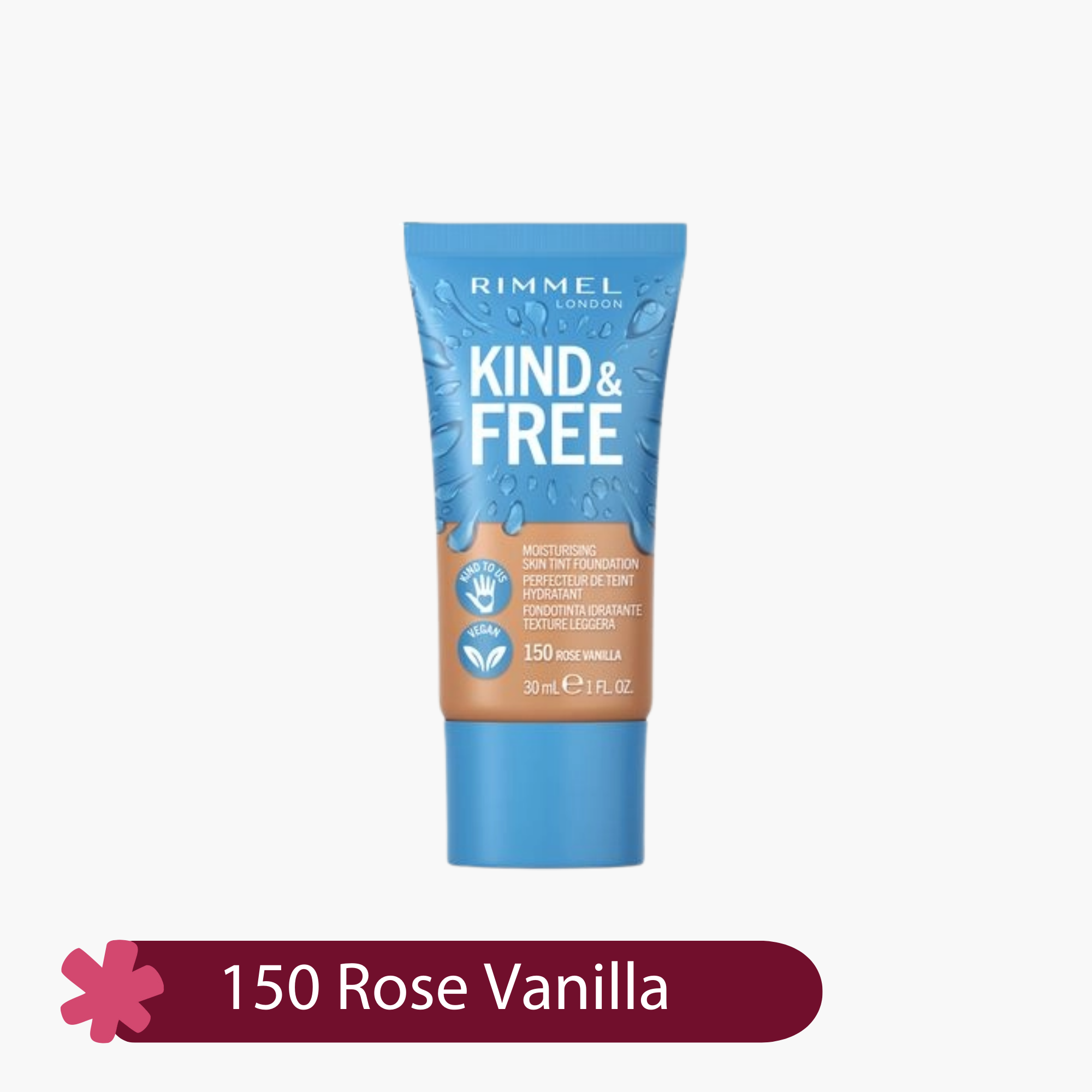 Rimmel Kind & Free Moisturising Skin Tint Foundation 30ml