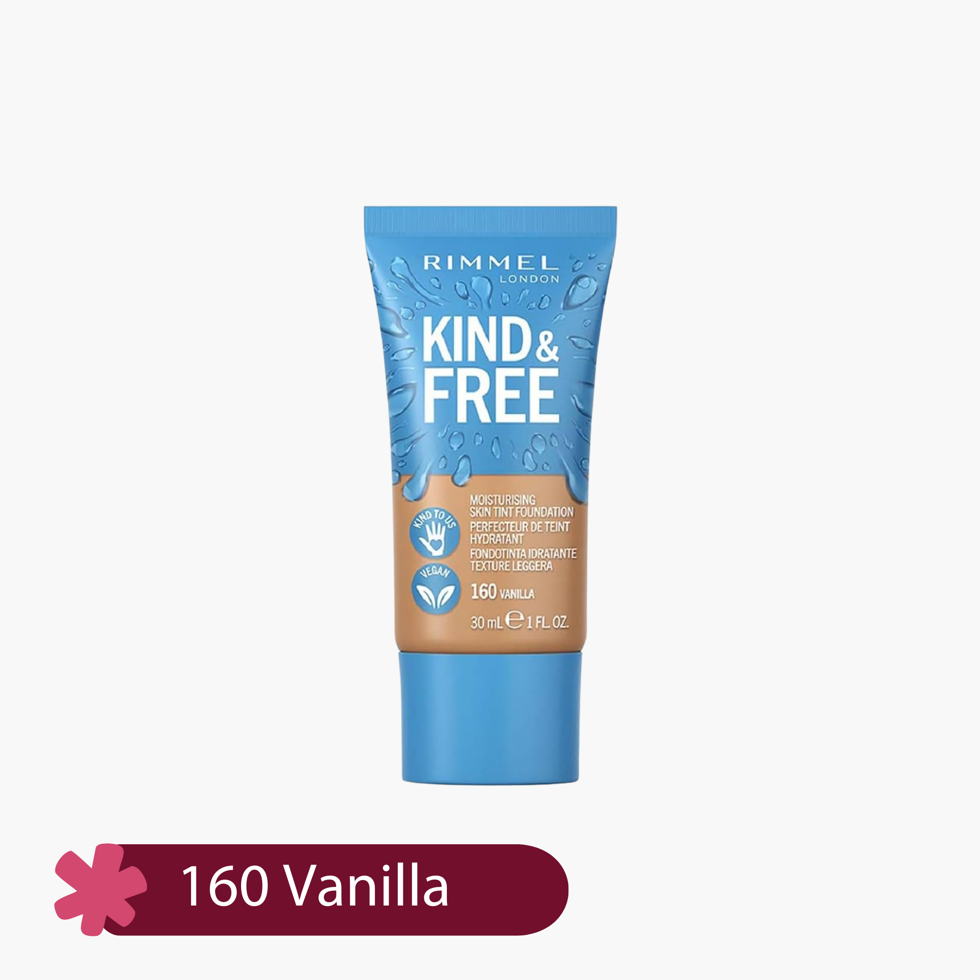 Rimmel Kind & Free Moisturising Skin Tint Foundation 30ml