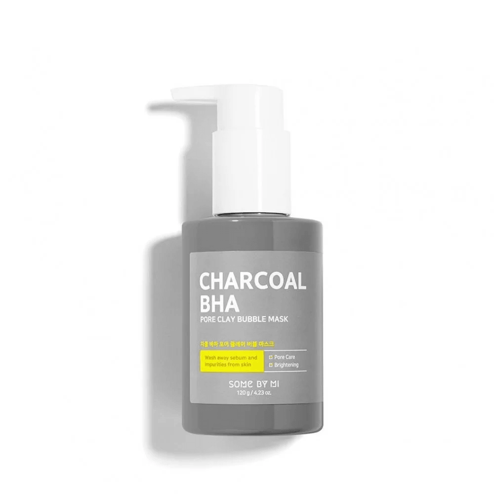 Some By Mi Charcoal BHA Pore Clay Bubble Mask 120gm - TheSkinFit