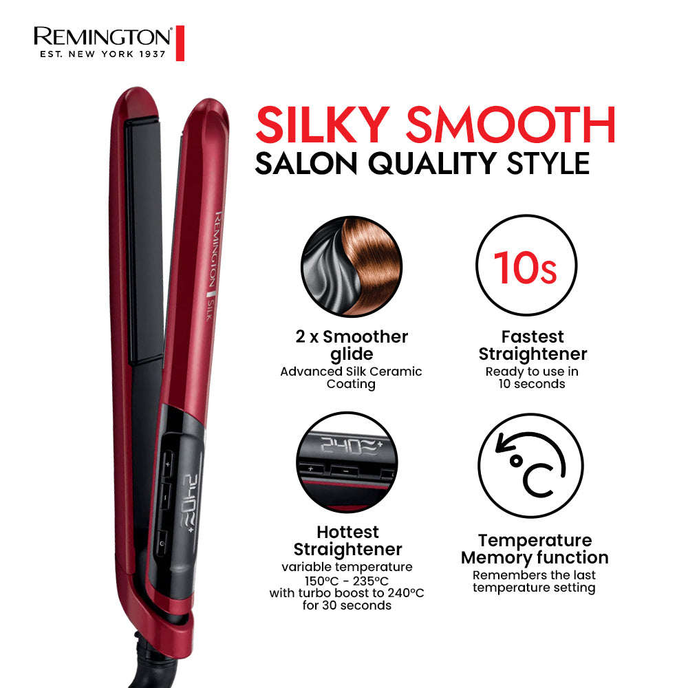 Remington Hair Silk Straightener S9600 1 Piece