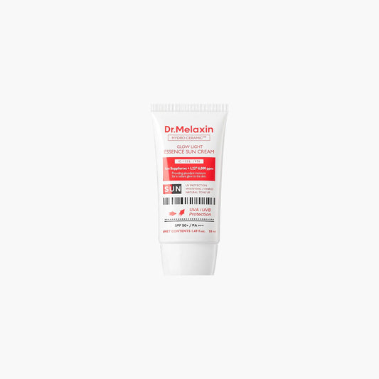 Dr.Melaxin Hydro Ceramic Glow Light Essence Sun Cream SPF50+ PA+++ 50ml - TheSkinFit
