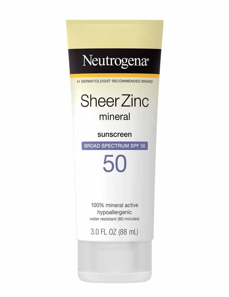 Neutrogena Sheer Zinc Mineral Sunscreen Broad Spectrum SPF50 88ml - TheSkinFit
