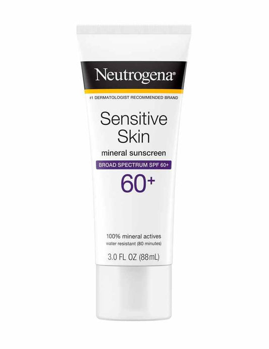 Neutrogena Sensitive Skin Mineral Sunscreen Broad Spectrum SPF60+ 88ml - TheSkinFit