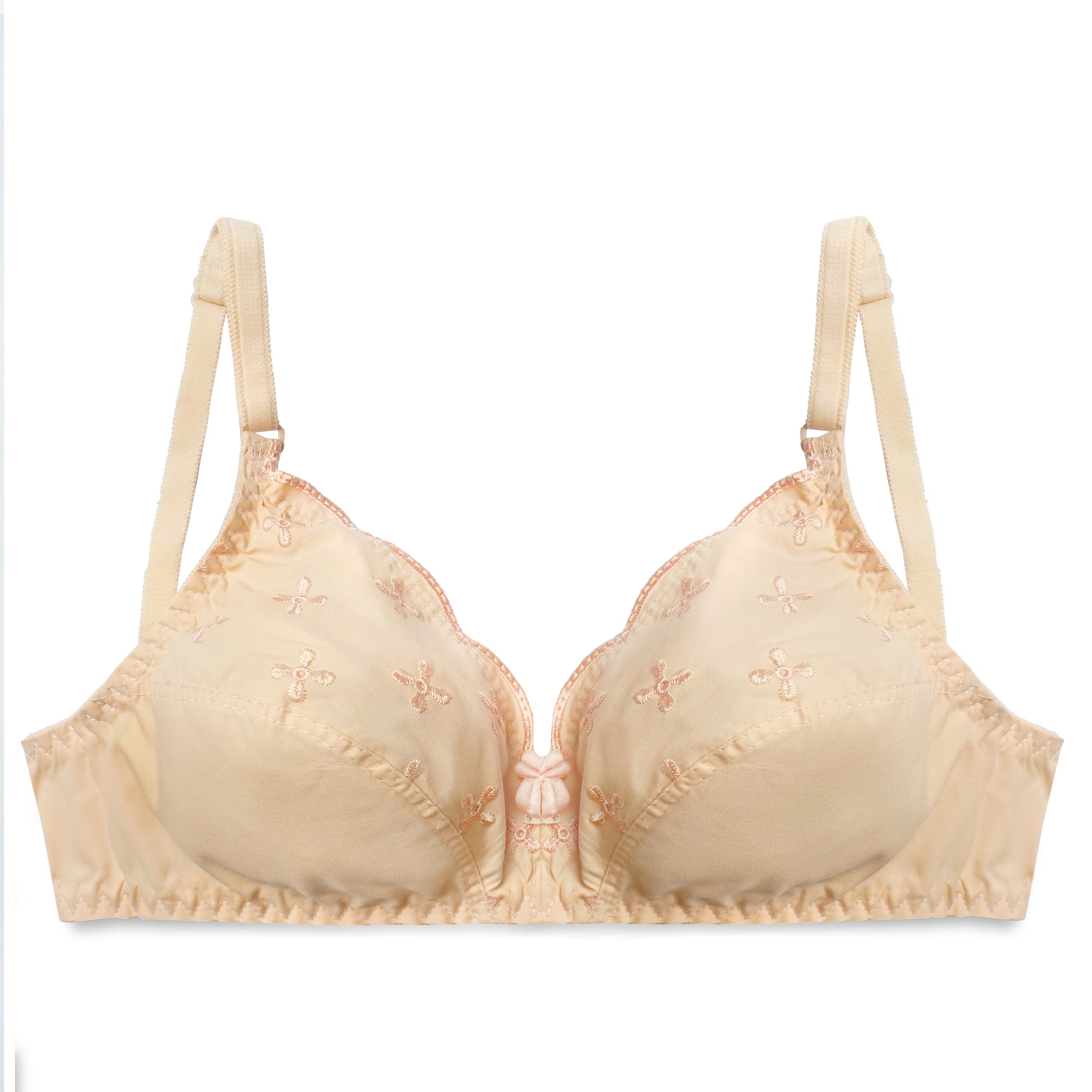 Sajiero Floral Whisper Casual Non Padded Wireless Bra