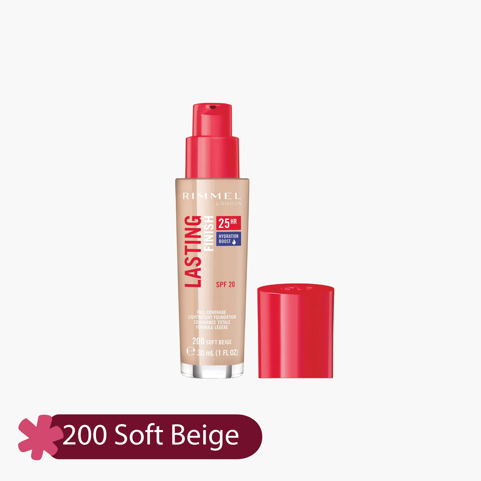 Rimmel Lasting Finish 25HR Skin Perfecting Full Coverage Foundation 30ml