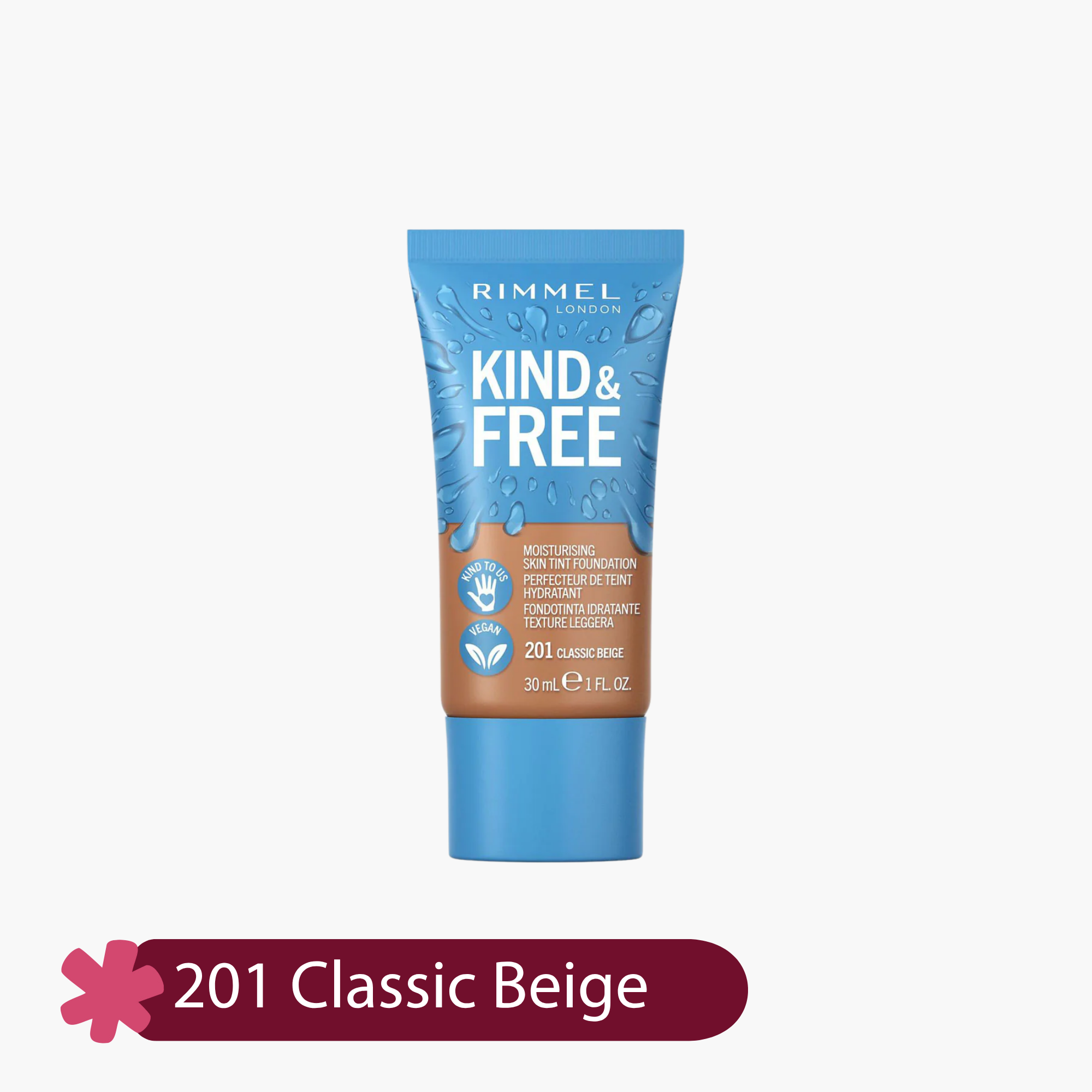 Rimmel Kind & Free Moisturising Skin Tint Foundation 30ml