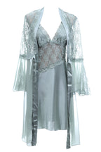 BLS Halette Silk And Chantilly Nighty Green