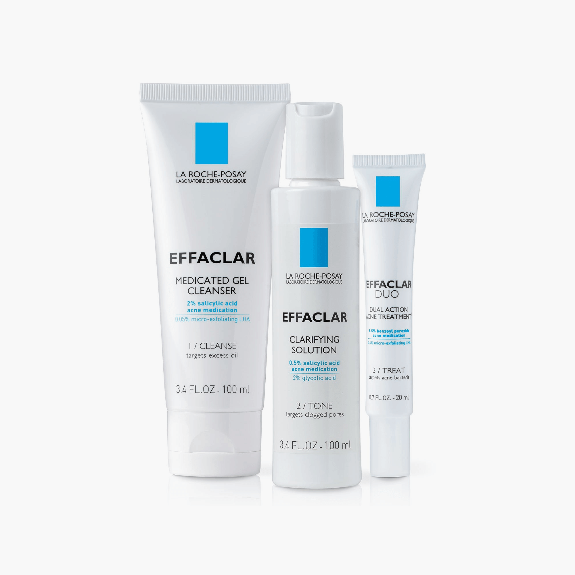 La Roche-Posay Acne Innovation Dermatological Acne System Set - TheSkinFit