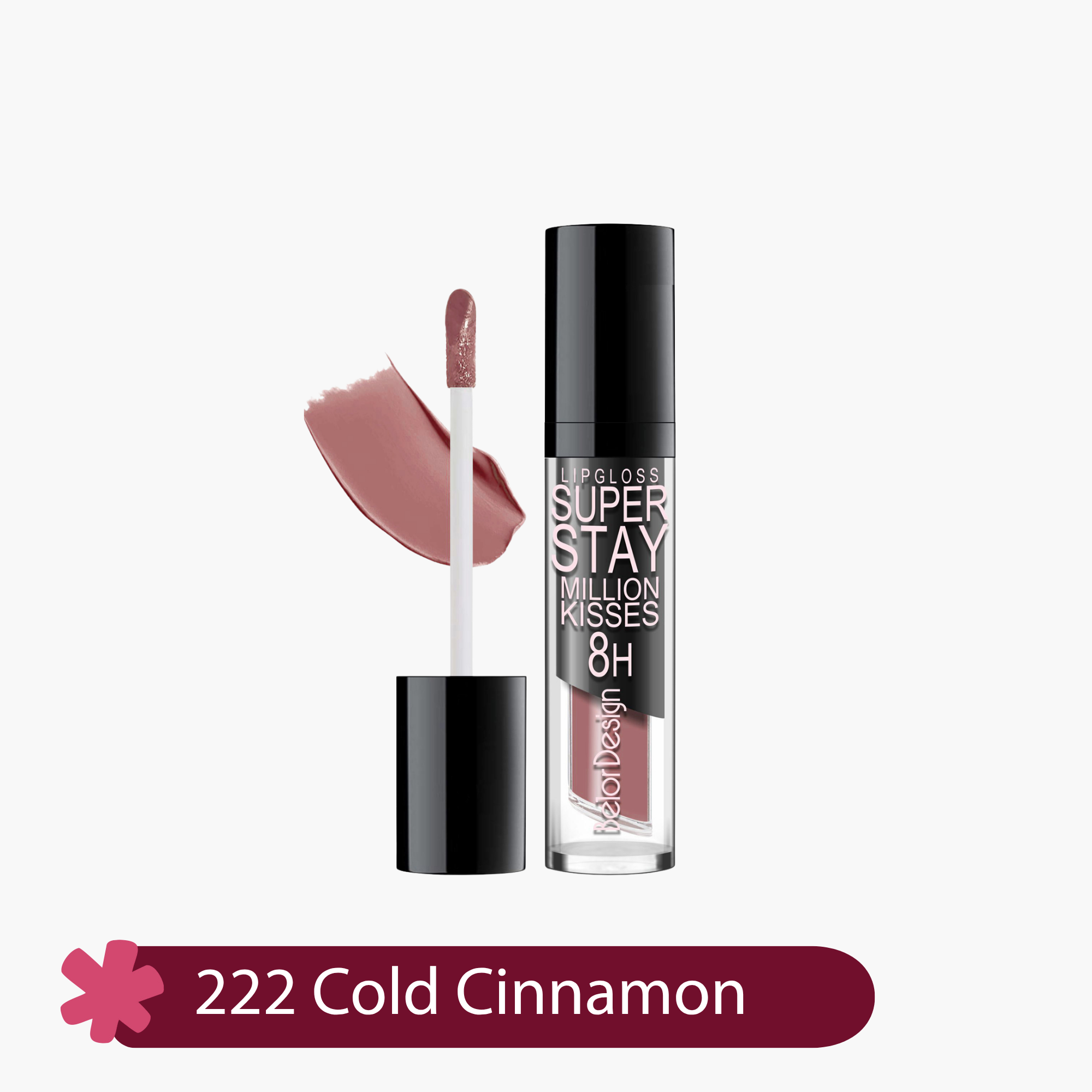 Belor Design Non Stop Intense Colour Super Stay Million Kisses 8H Lip Gloss 4.8gm