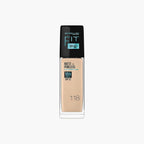 Maybelline New York Fit Me Matte+Poreless Liquid Foundation 118 Light Beige 30ml - TheSkinFit