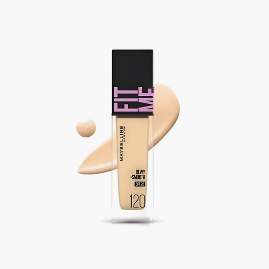 Maybelline New York Fit Me Dewy+Smooth Liquid Foundation SPF 23 120 Classic Ivory 30ml - TheSkinFit