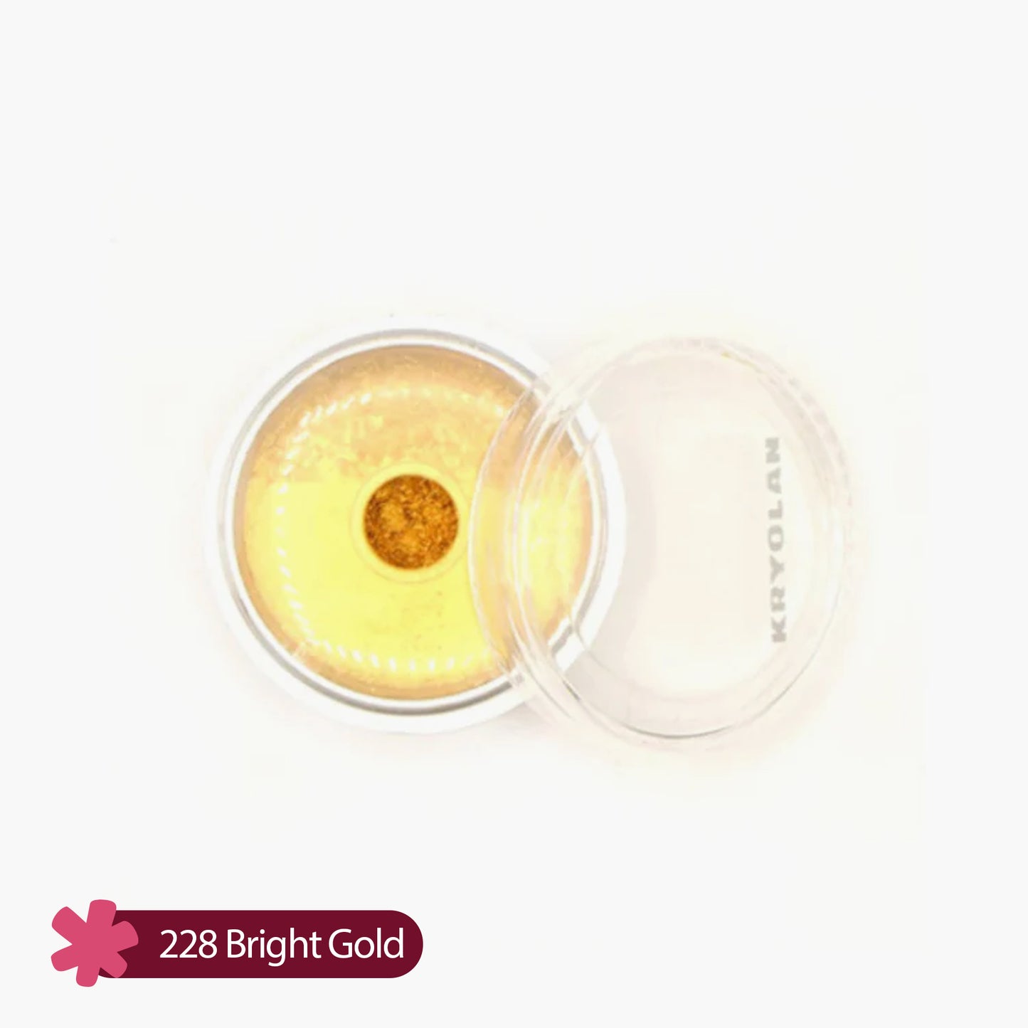 Kryolan Satin Powder 228 Bright Gold 3gm