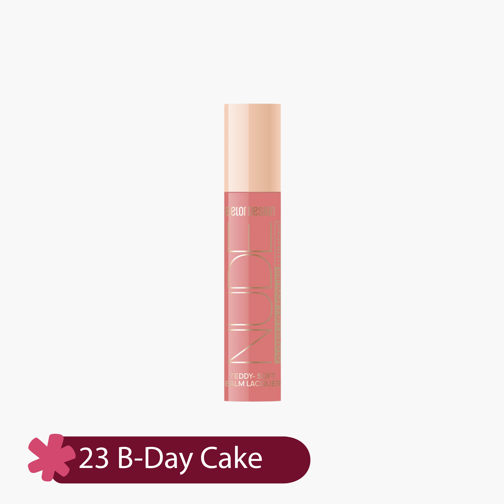 Belor Design Nude Harmony Outfit Lip Lacquer 4.1gm - 26 Berry Date