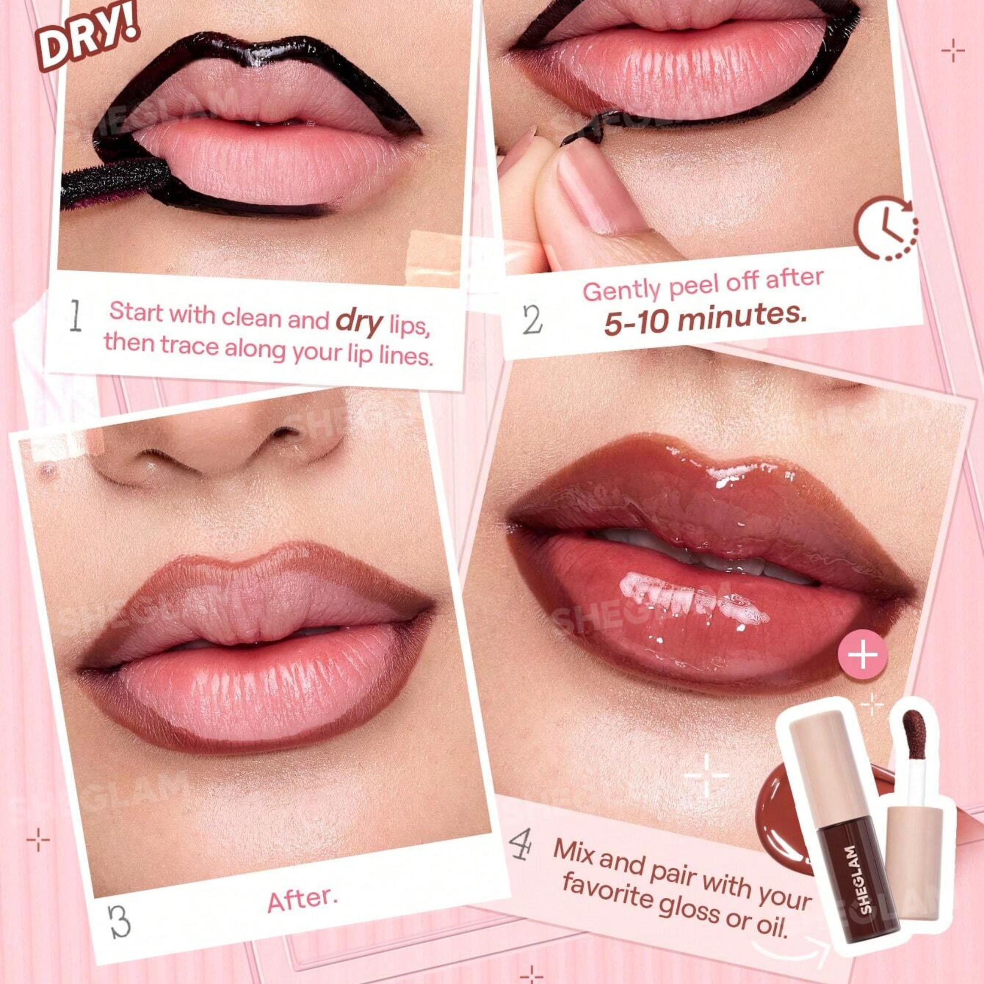 Fall In Line Peel Off Lip Liner Stain 3gm