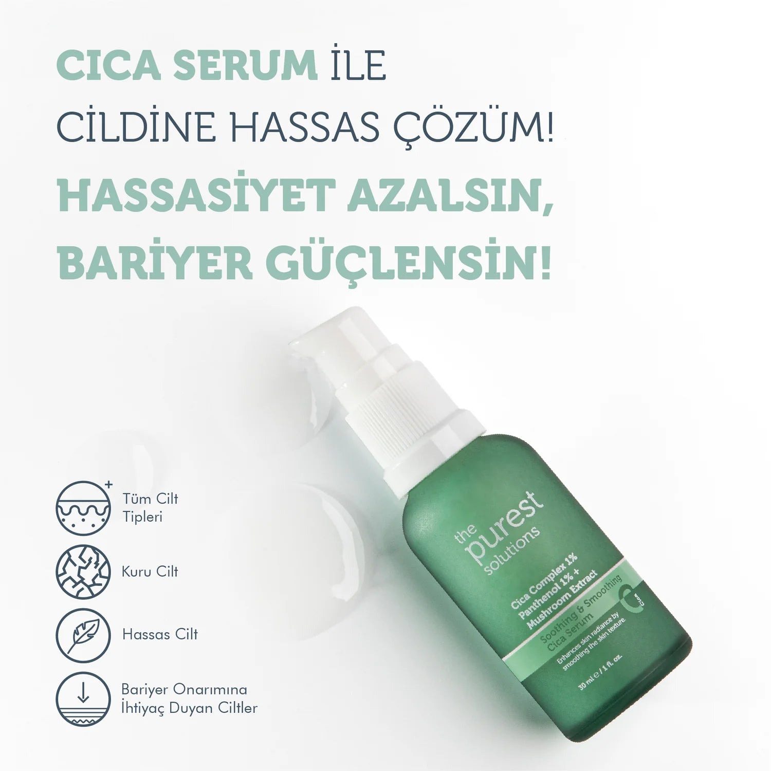 The Purest Solutions Soothing and Smoothing Cica Serum 30ml Reviews