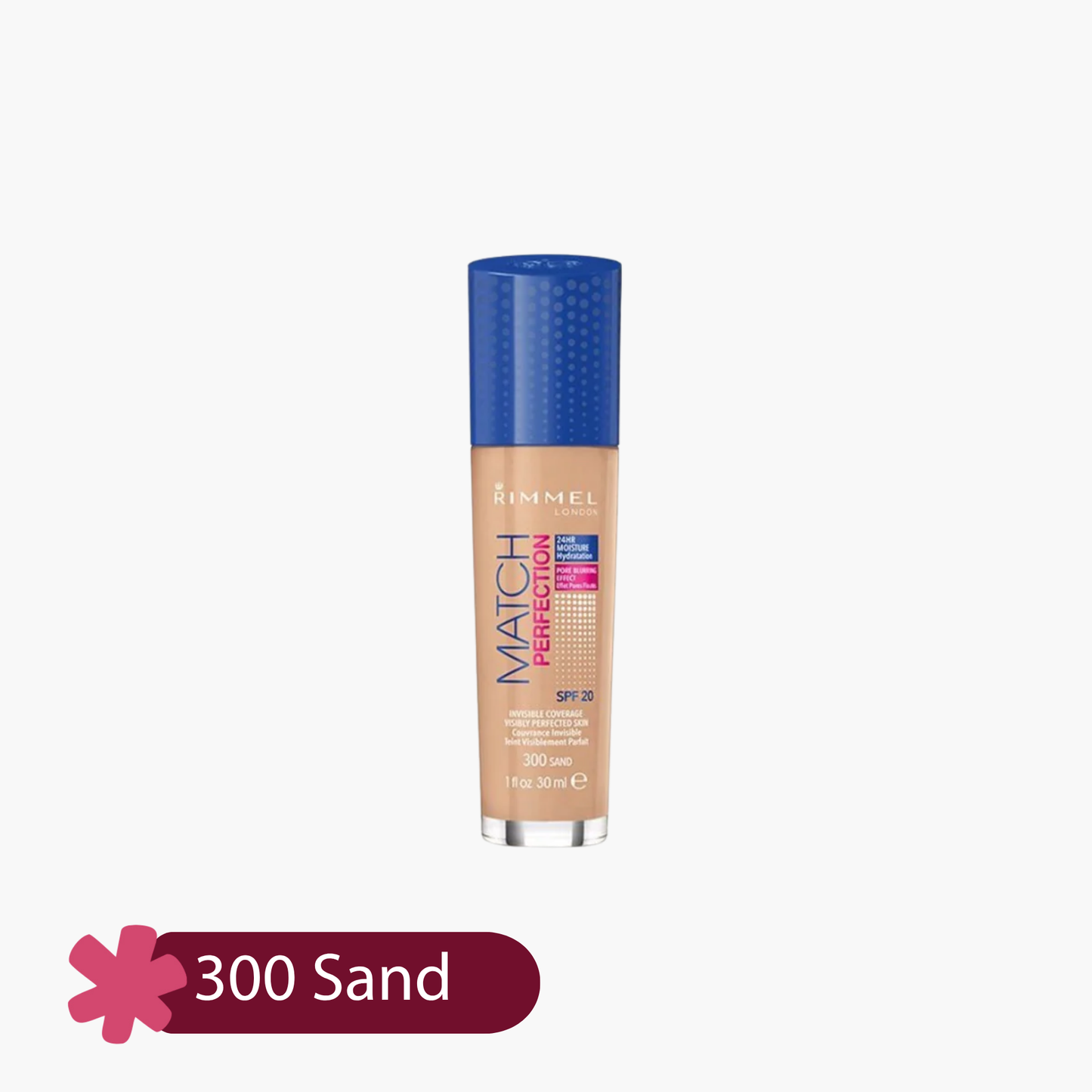 Rimmel Match Perfection Invisible Coverage Foundation SPF 20 30ml