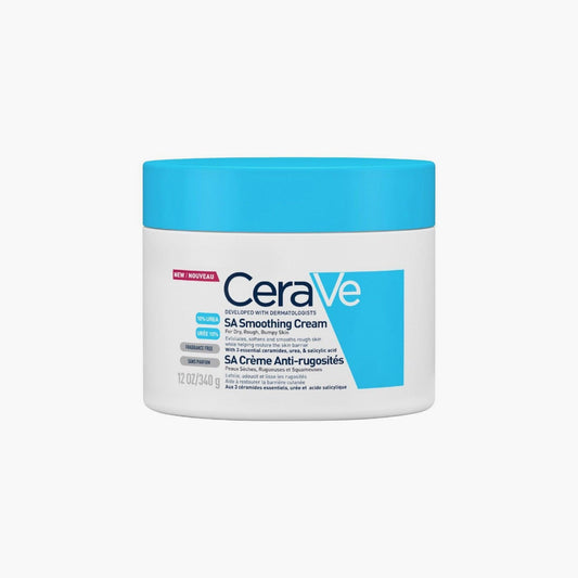 CeraVe SA Smoothing Cream For Dry Rough Bumpy Skin 340gm - TheSkinFit