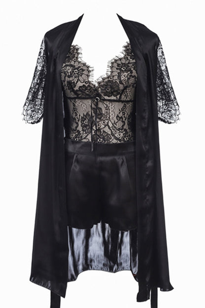 BLS Haunani Silk And Chantilly Top Set