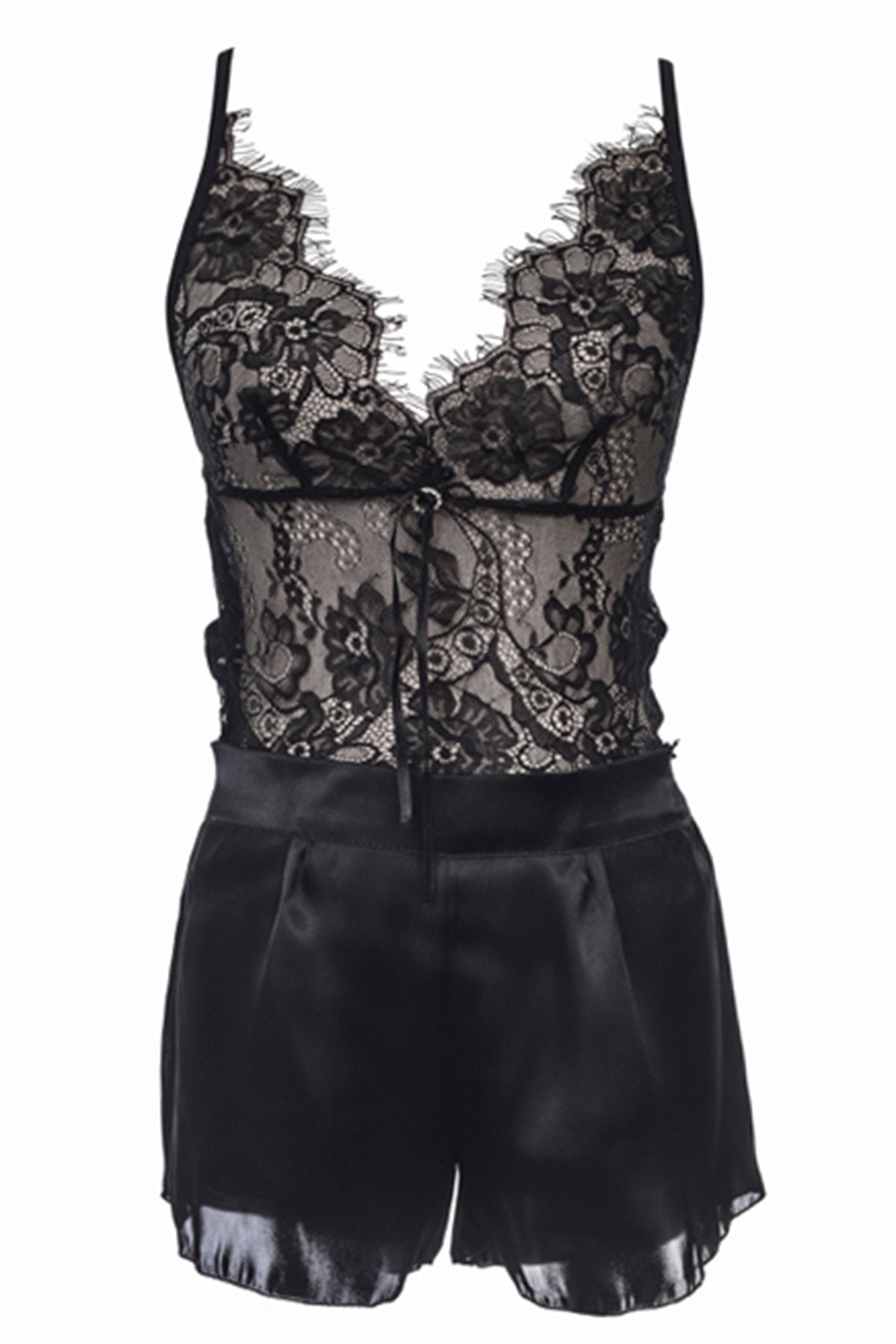 BLS Haunani Silk And Chantilly Top Set