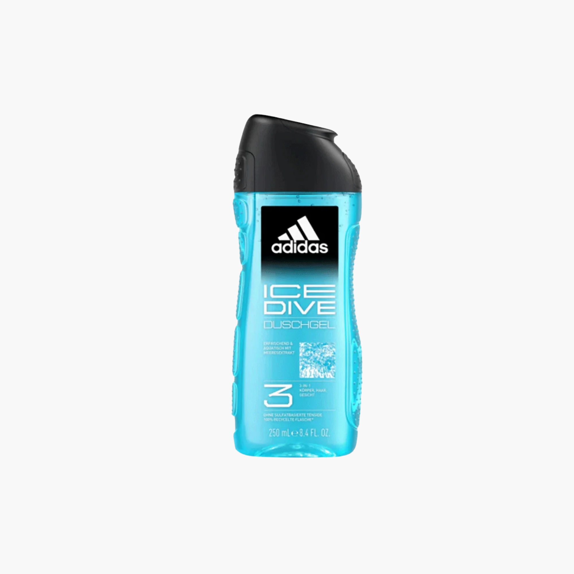 Adidas Ice Dive 3 in 1 Refreshing Body, Hair & Face Shower Gel 250ml