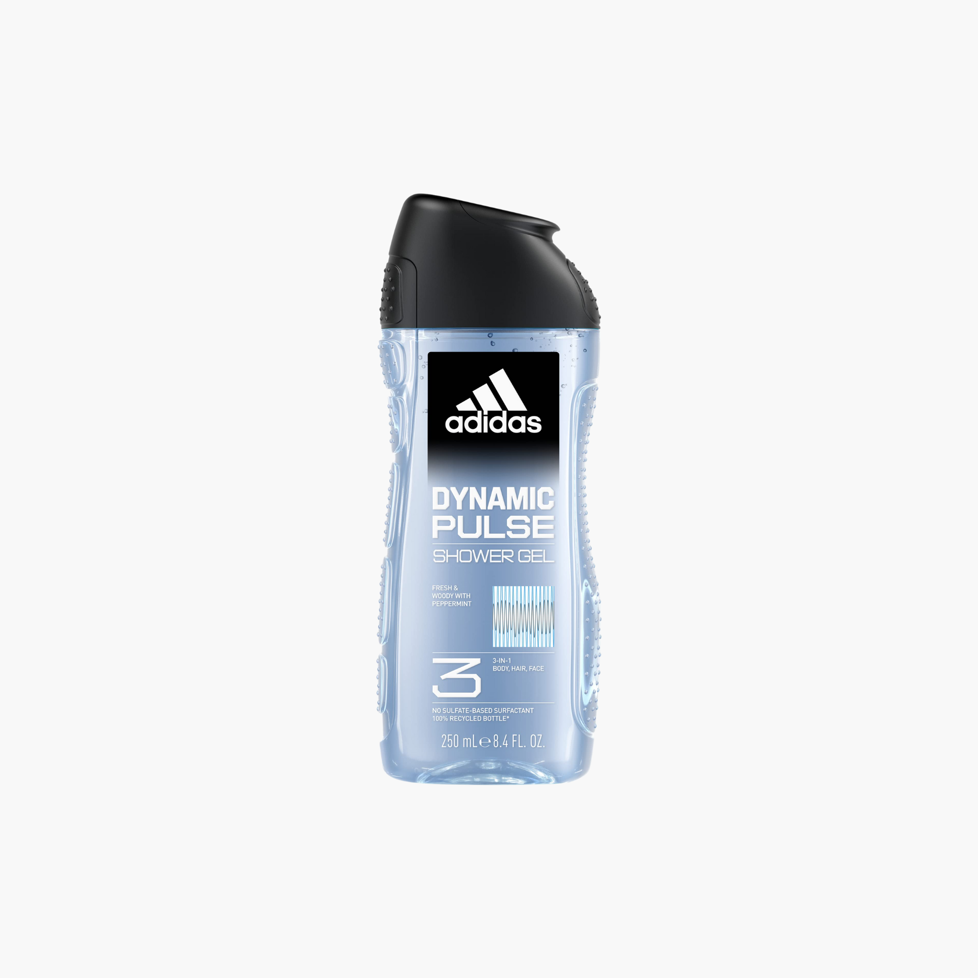 Adidas Dynamic Pulse 3 in 1 Body, Hair, Face Shower Gel 250ml