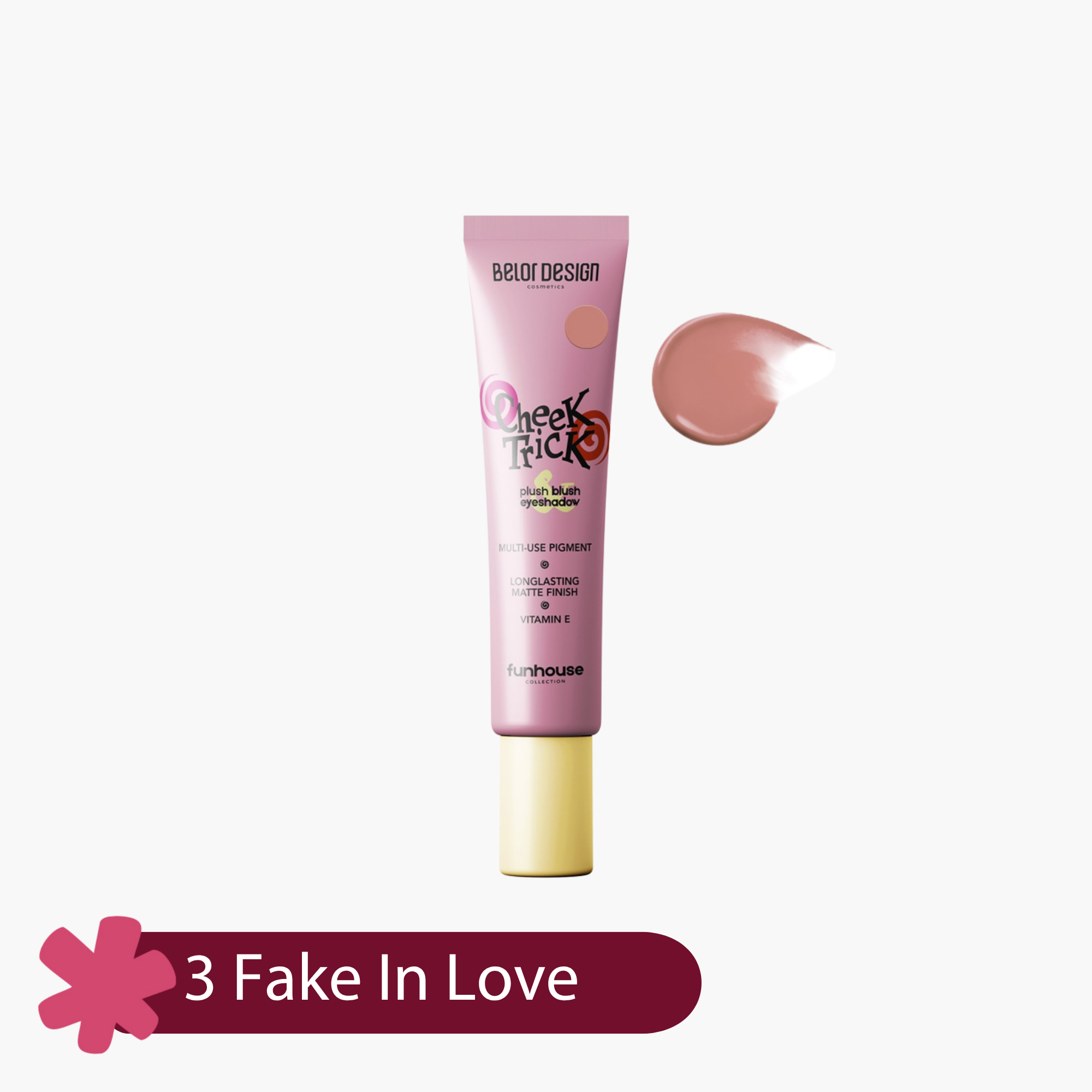 Belor Design Funhouse Cheek Trick Plush Blush Eyeshadow 16gm