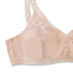 Non Wired Padded Bra – Embroidered Weave