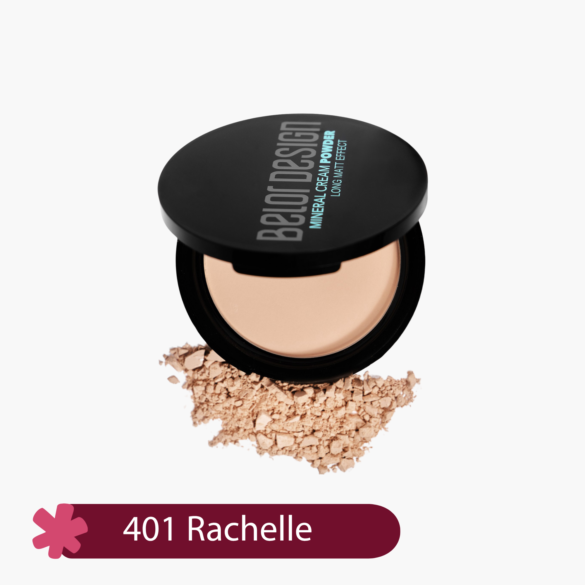 Belor Design Long Lasting Matte Effect Mineral Cream Powder 10gm