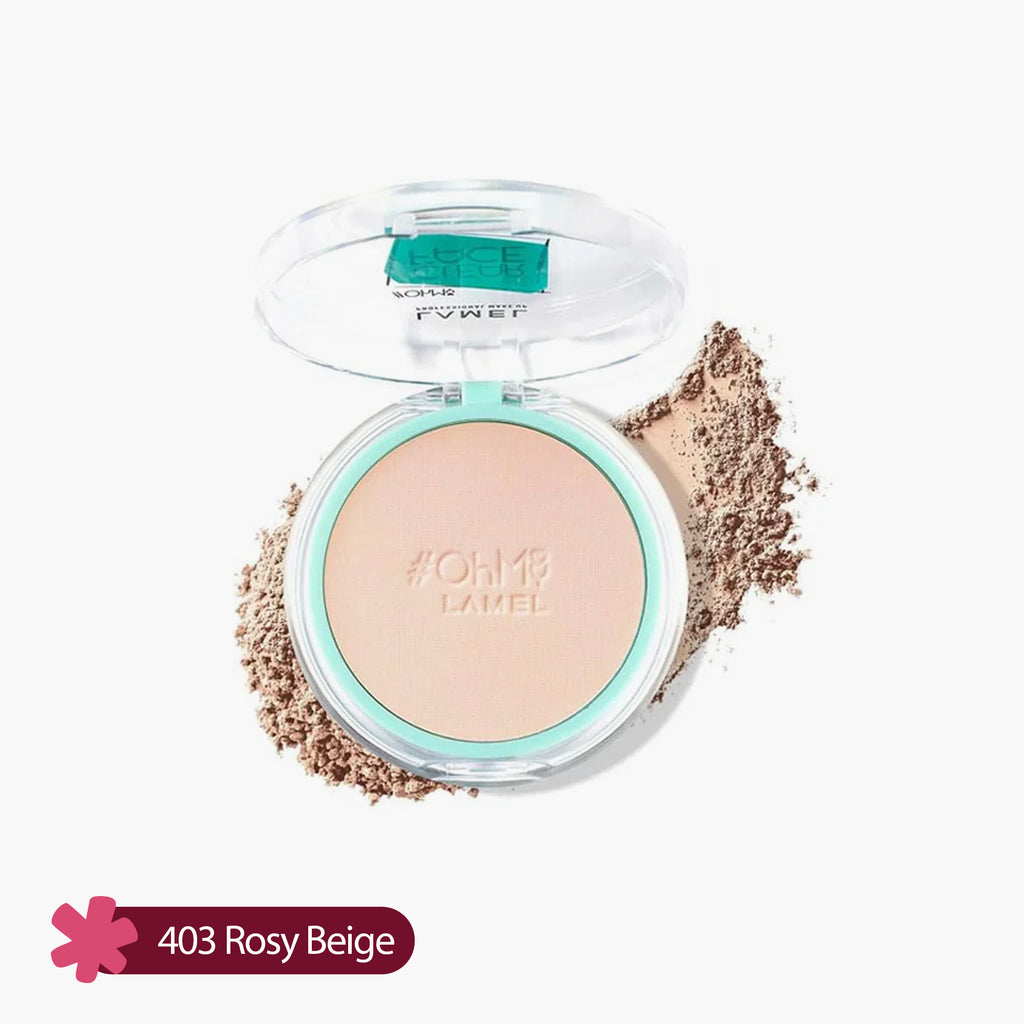 Lamel Oh My Clear Face Antibacterial Compact Powder 403 Rosy Beige 6gm