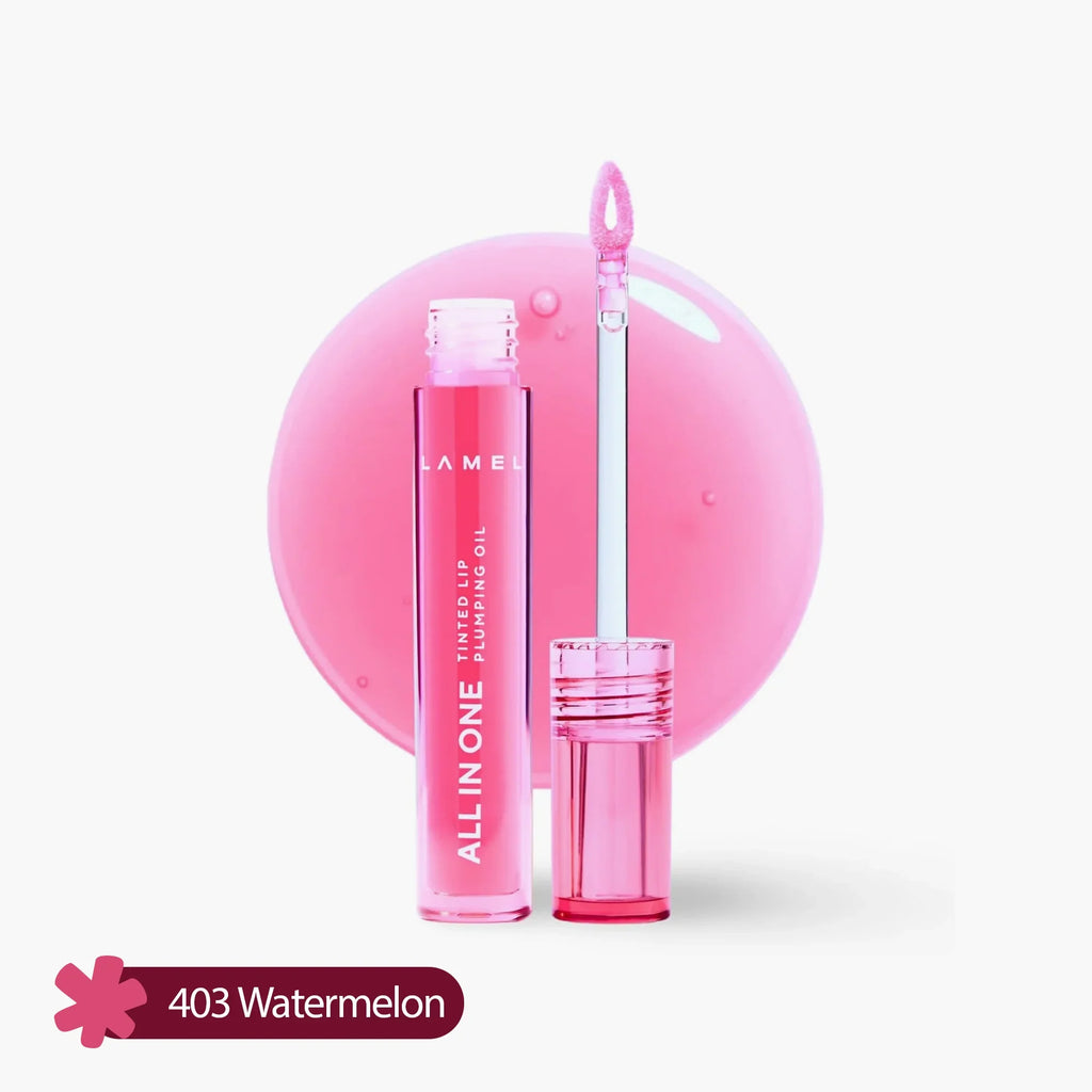 Lamel All In One Tinted Lip Plumping Oil 403 Watermelon 3ml