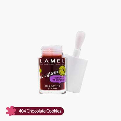 Lamel Lets Glaze Hydrating Lip Oil 404 Chocolate Cookies 4ml