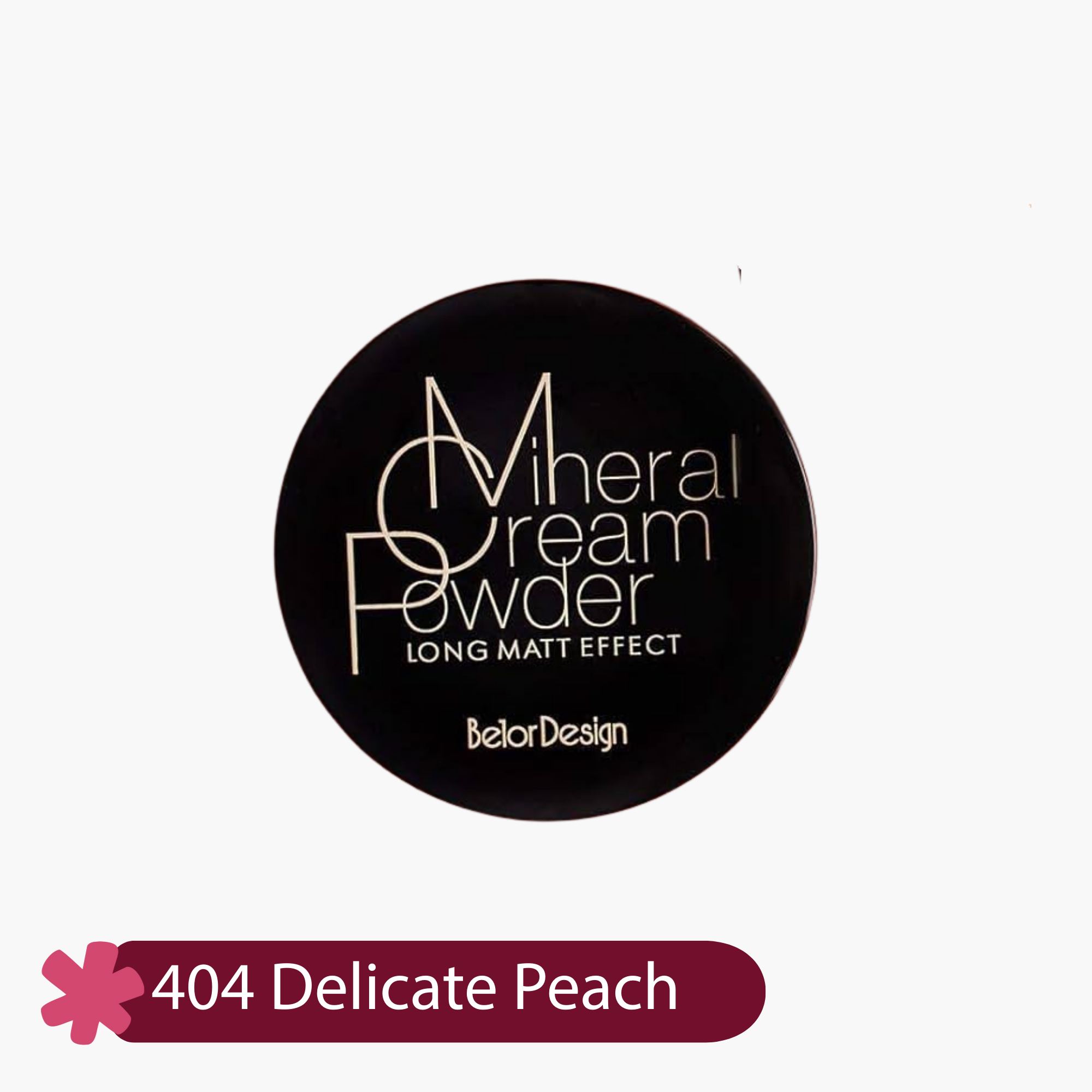 Belor Design Long Lasting Matte Effect Mineral Cream Powder 10gm